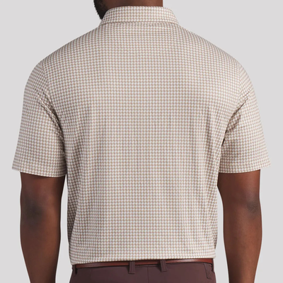 Golfpiké Puma Cloudspun Mono Check Sand