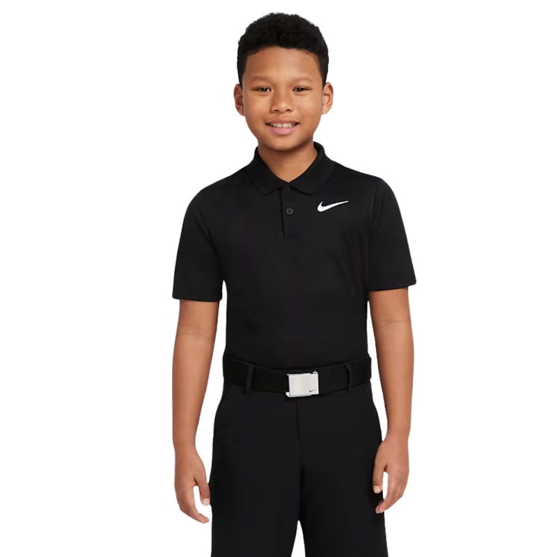 Nike Golfpiké Junior Dri-Fit Victory Svart