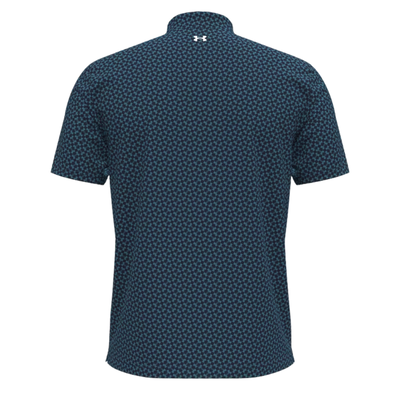 Golfpiké Under Armour T2G Printed Polo Mörkblå