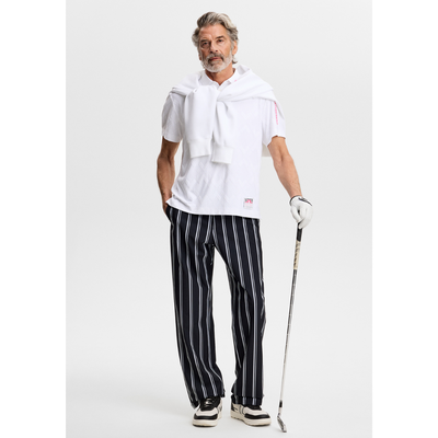 J Lindeberg Golf I 30Y Matt Relaxed Polo I Vit