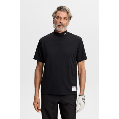 J Lindeberg Golf I 30Y Rory KV Mock Neck I Svart