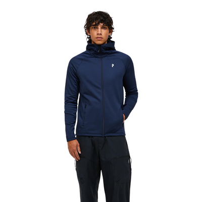 Golf hoodie Peak Performance Rider Zip Hood Herr Navy
