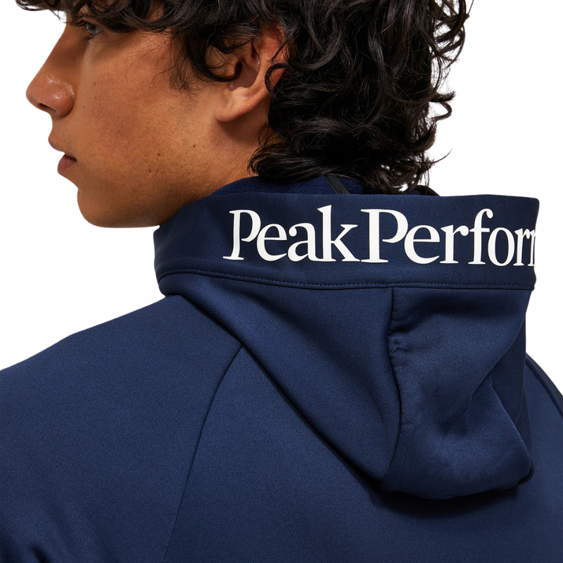Golf hoodie Peak Performance Rider Zip Hood Herr Navy