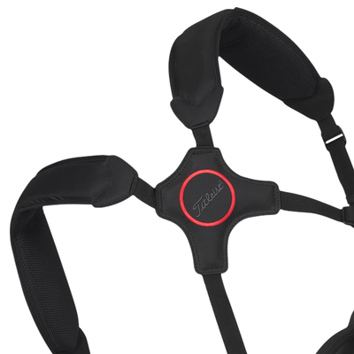 Titleist Golfbag Hybrid 14 StaDry Svart/Röd I Vattentät golfbag