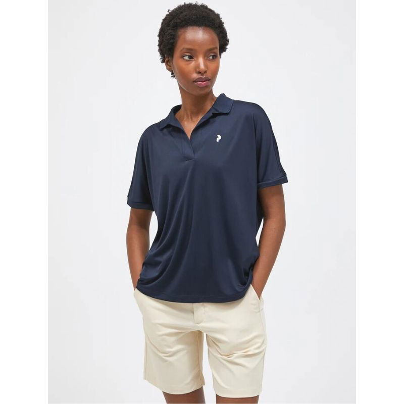 Peak Performance Golf Illusion SS Polo Navy