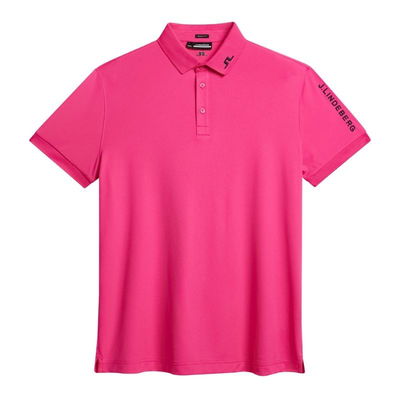 J Lindeberg Tour Tech Golfpiké Fuchsia