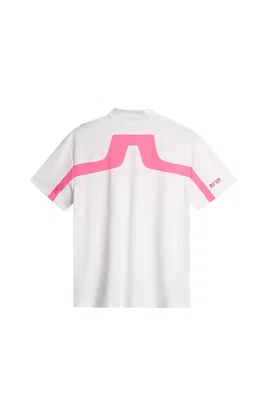 J Lindeberg Golf I 30Y Rory KV Mock Neck I Vit