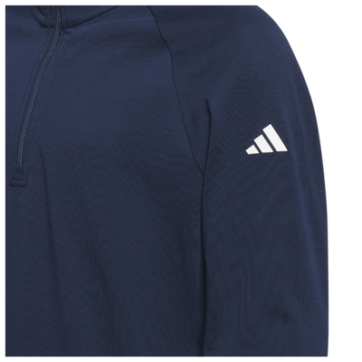 Golftröja Junior Adidas Quarter Zip Navy