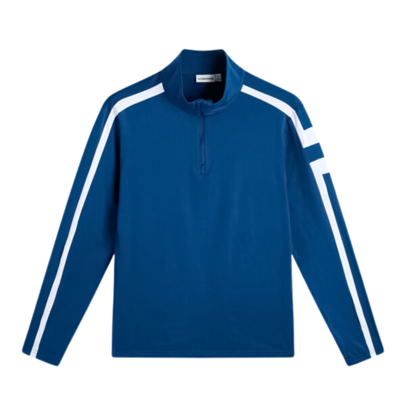Golftröja J Lindeberg Keaton Quarter Zip Estate Blue