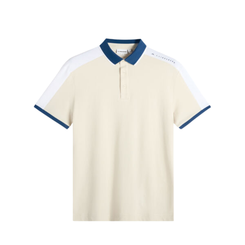 J Lindeberg Golf I Jace Golfpiké Herr I Moonbeam