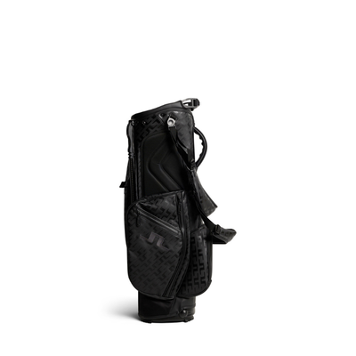 Golfbag J.Lindeberg Play Bärbag Svart Tour Geo Tonal Black Logo
