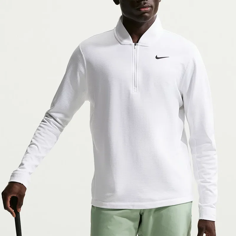Golftröja Nike Velocity Therma Fit Vit