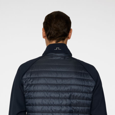 J Lindeberg Hayden Quilt Hybrid Jacket Herr Svart