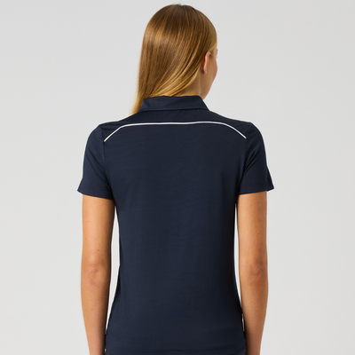 Golfpiké dam Daily Sports Piping SS Polo Navy