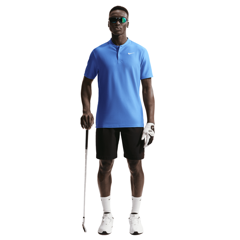 Golfpiké Nike Velocity Blade Polo Ljusblå
