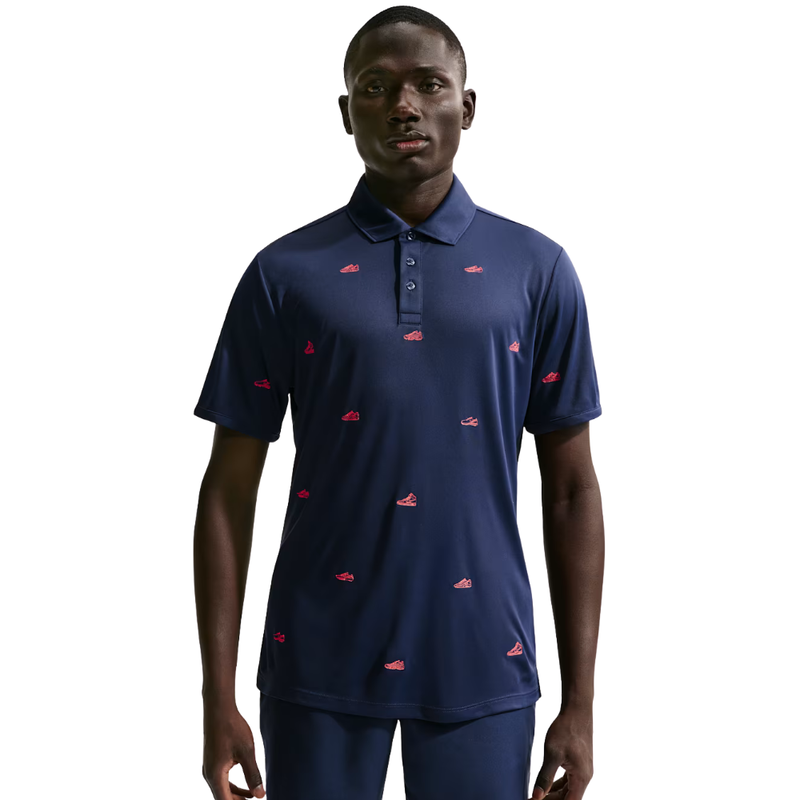 Golfpiké Nike Dri-Fit Par Polo Shoe Emb Navy