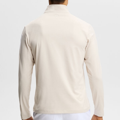 Golftröja J Lindeberg Keaton Quarter Zip Moonbeam