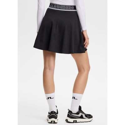 Golfkjol J Lindeberg I Aella Flared Skirt 40 cm I Svart