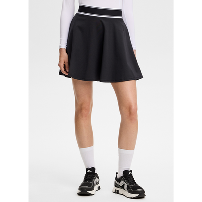 Golfkjol J Lindeberg I Aella Flared Skirt 40 cm I Svart