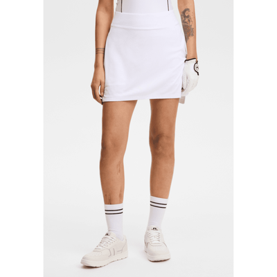 Vit Golfkjol I J Lindeberg Amy Skirt 40 cm