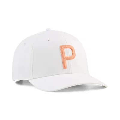 Golfkeps Puma Heritage P Tech Cap Vit/Melon