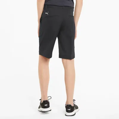 Golfshorts junior I Puma Boys Stretch Shorts Svart