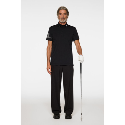 J Lindeberg Heath Golfpike Herr Svart