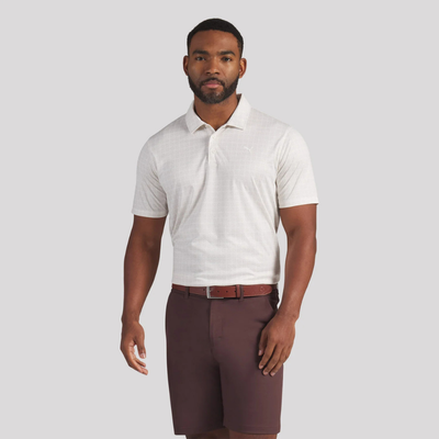 Golfpiké Puma Pure 2.0 Geo Diamond Polo Ice Coffe