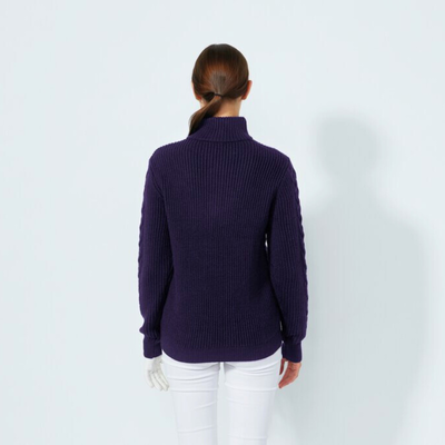 Daily Sports Stickad Windstopper Lila