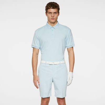 J Lindeberg Golf I Tour Tech Golfpiké Herr I Winter Sky