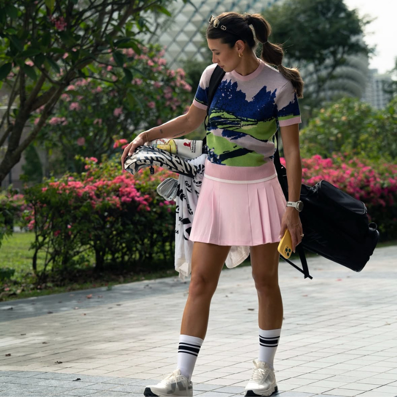 Golfkjol J Lindeberg I Harlow Skirt I Rosa