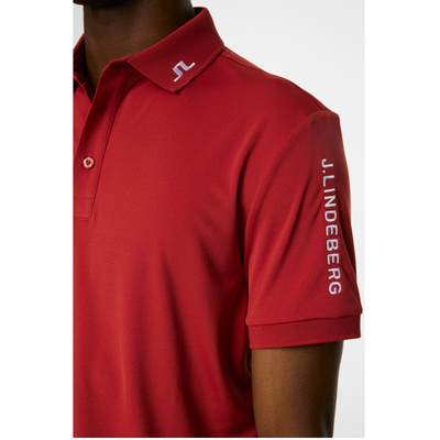 J Lindeberg Golf I Tour Tech Golfpiké Herr I Bossa Nova