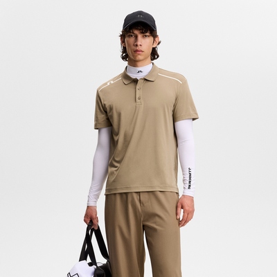 J Lindeberg Lionel Reg Fit Polo Brindel