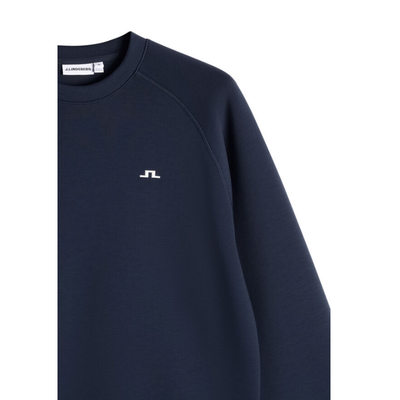Golftröja J Lindeberg Finn Crew Neck Herr Navy
