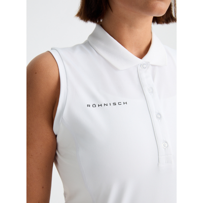 Röhnisch Nicky Sleevless Poloshirt Vit