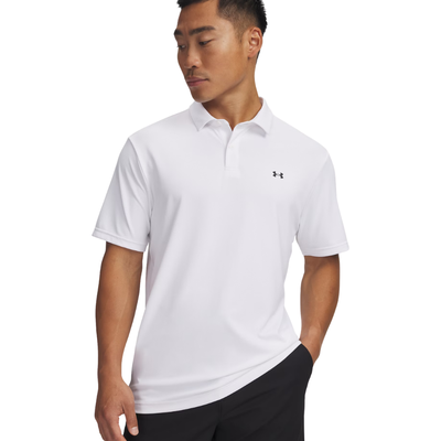 Under Armour Golfpiké herr I T2G Polo Vit