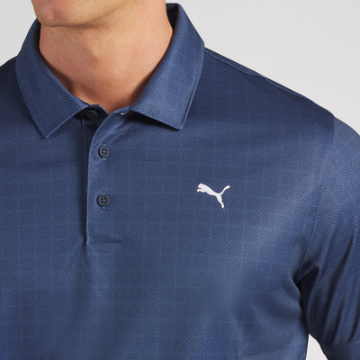 Golfpiké Puma Pure 2.0 Geo Diamond Polo Dark Indigo