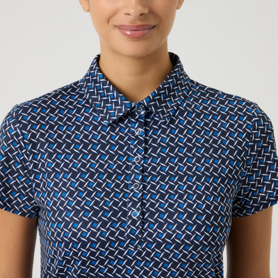 Daily Sports Sheermotion Cap/S Polo shirt Navy