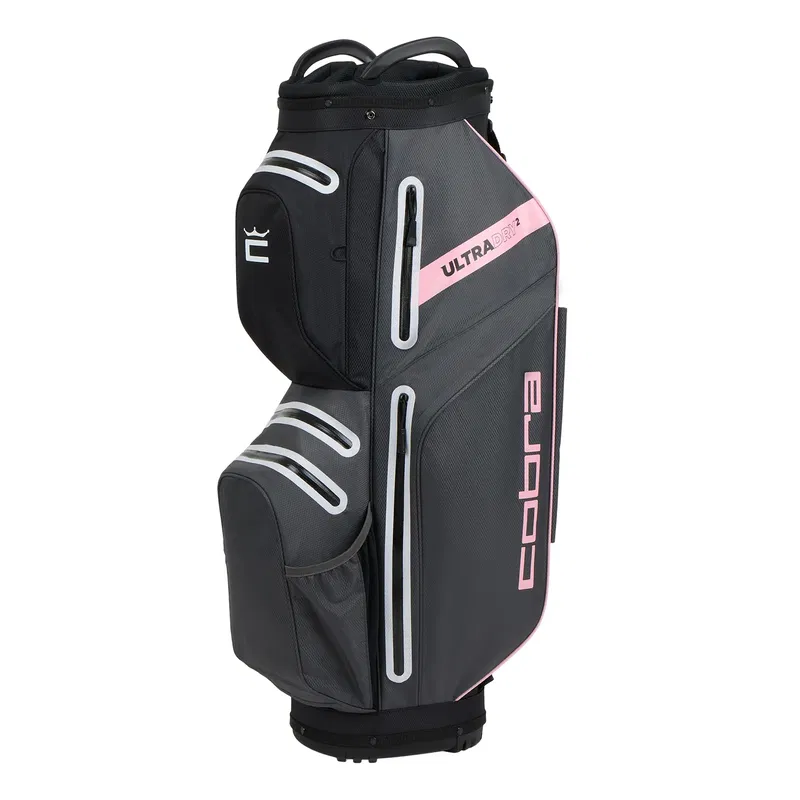 Vattentät Golfbag Cobra Ultradry 2 Cart Svart/Rosa