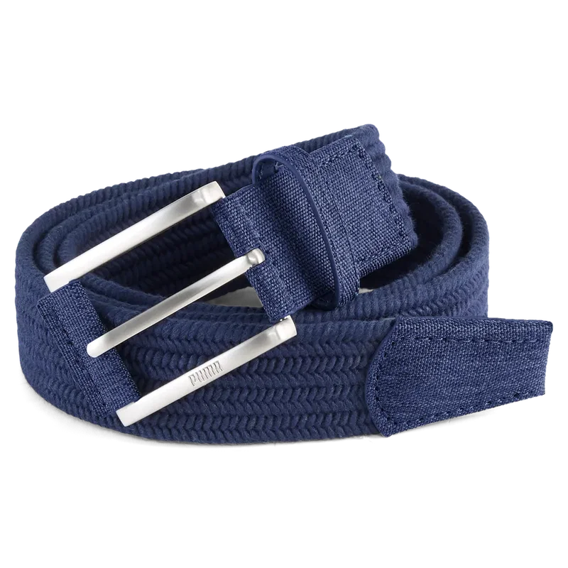 Golfbälte herr I Puma Golf Stretch Weave Belt Navy