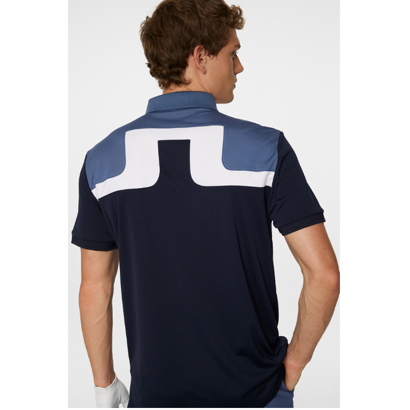 J.Lindeberg Golfpiké Herr I Jeff Reg fit Polo Navy