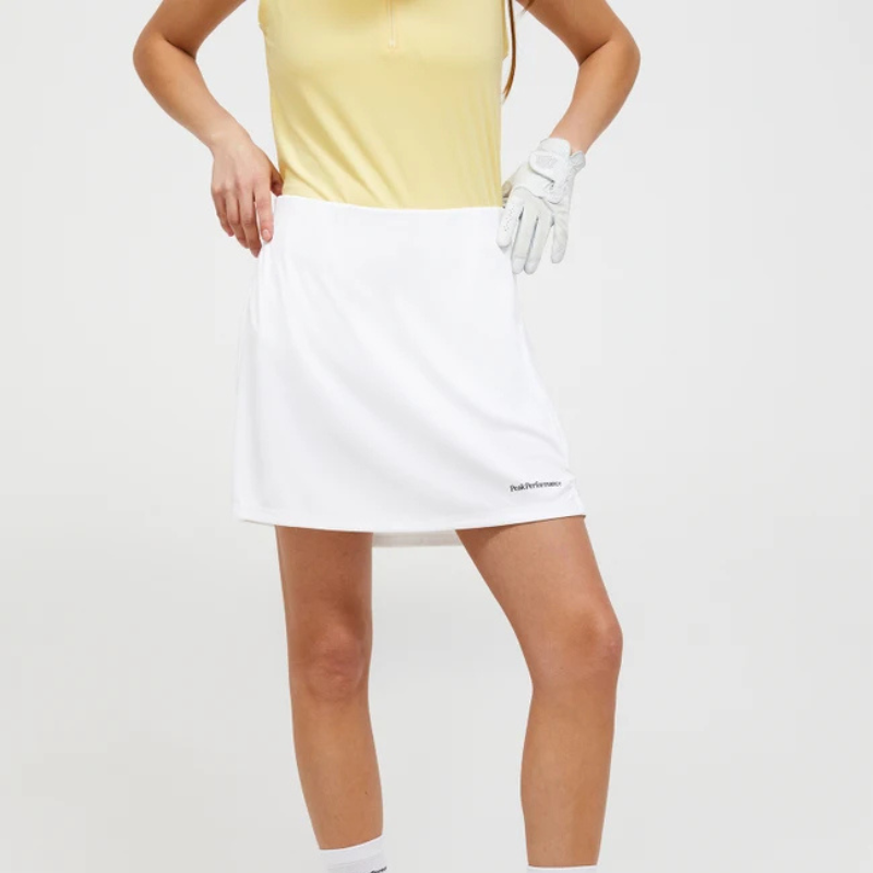 Golfkjol Peak Performance Player Skirt 40 cm Vit (S)
