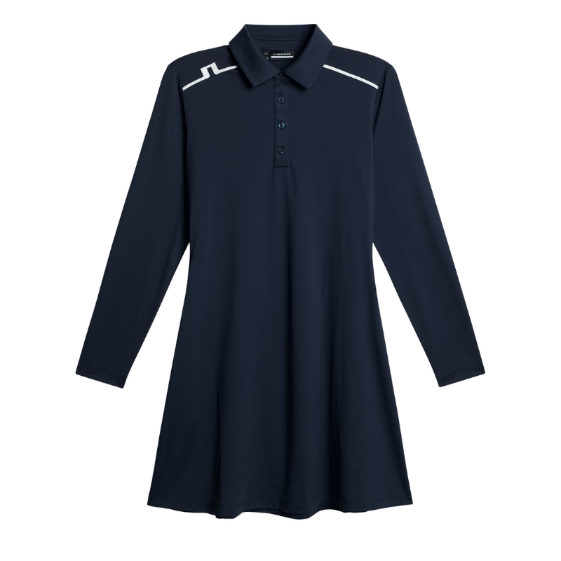 Golfklänning J Lindeberg Gizelle LS Dress Svart