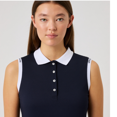 Golfklänning Daily Sports Sicaya SL Polo Dress Navy/Vit
