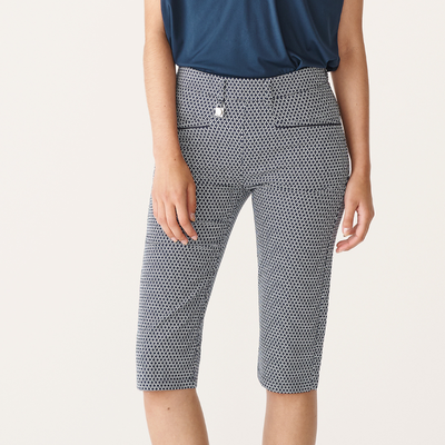 Röhnisch Golf Smooth Golfshorts Navy/Vit