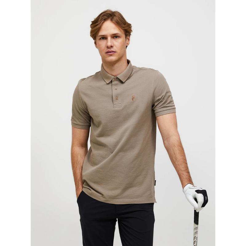 Peak Performance Golf Classic Pikétröja Herr Avid Beige