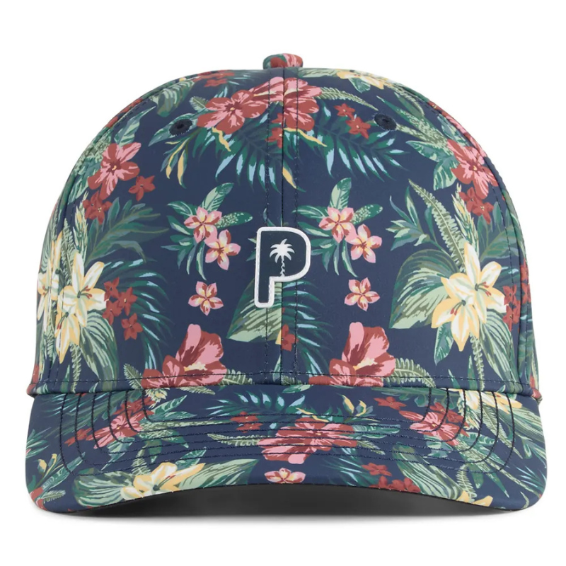 Golfkeps I PUMA X PTC Floral Tech Cap I Mörkblå