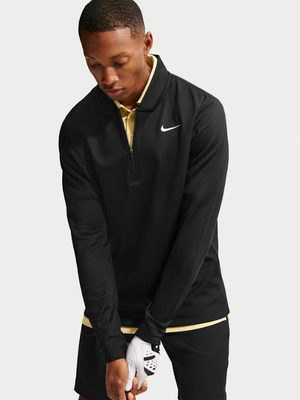 Golftröja Nike Velocity Therma Fit Svart