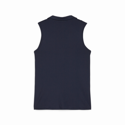 Puma CloudSpun Piped Sleeveless Polo Flickor Navy