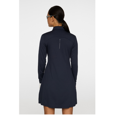 Golfklänning J Lindeberg Gizelle LS Dress Navy